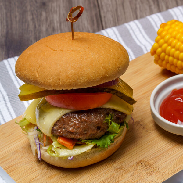 A4 Plain Sliced Burger Buns