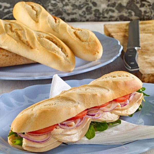 White Demi Baguette (P/B)