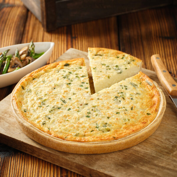 Cheese & Onion Quiche 10"