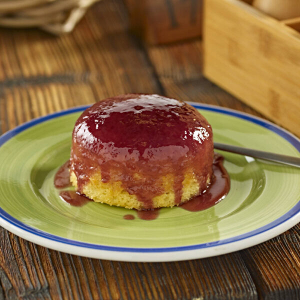 Strawberry Jam Sponge Pudding