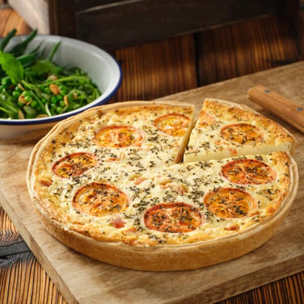 Tomato & Basil Quiche 10"
