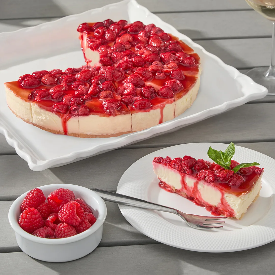 Gluten-Free Vegan Raspberry & Gin Cheesecake